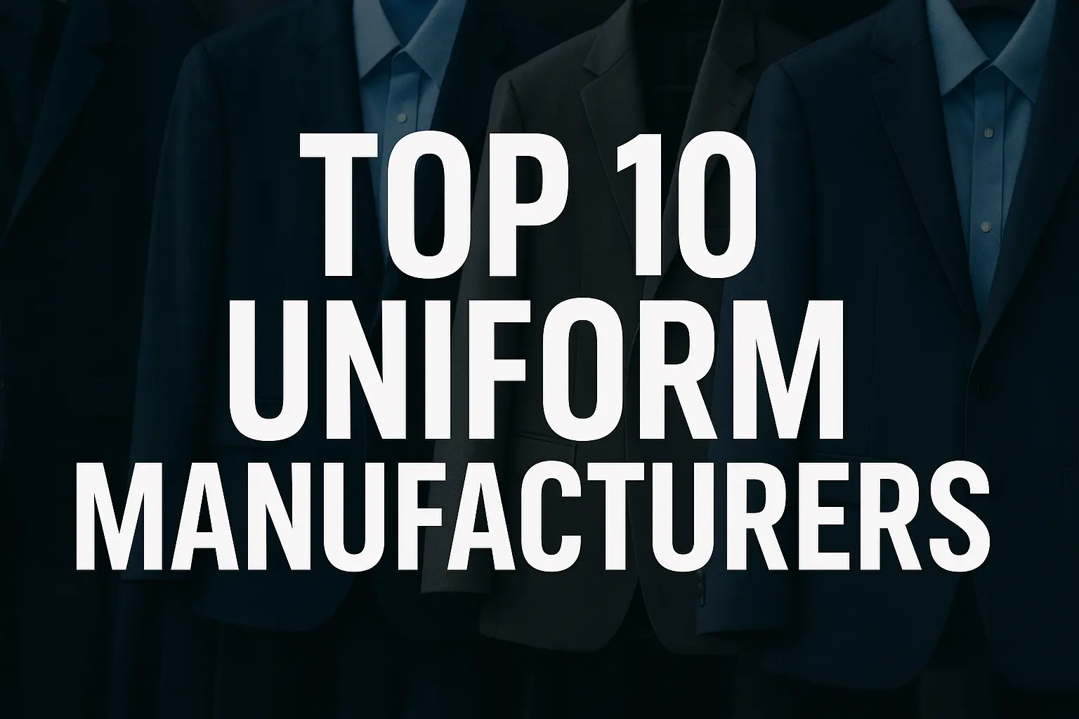 Top 10 Uniform Manufacturers Leading Innovation and Quality Standards 1 Top 10 Uniform Manufacturers