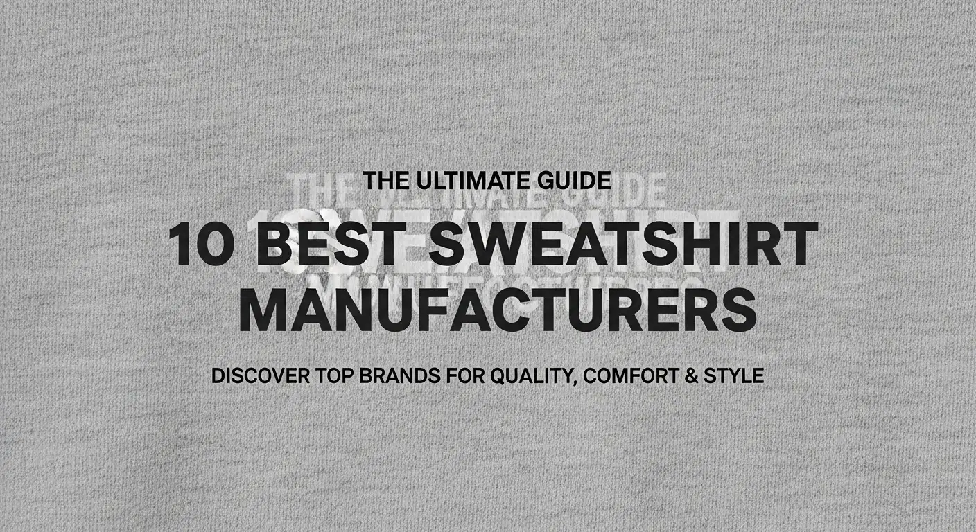 10 Best Sweatshirt Manufacturers in 2025 1 10 Best Sweatshirt Manufacturers