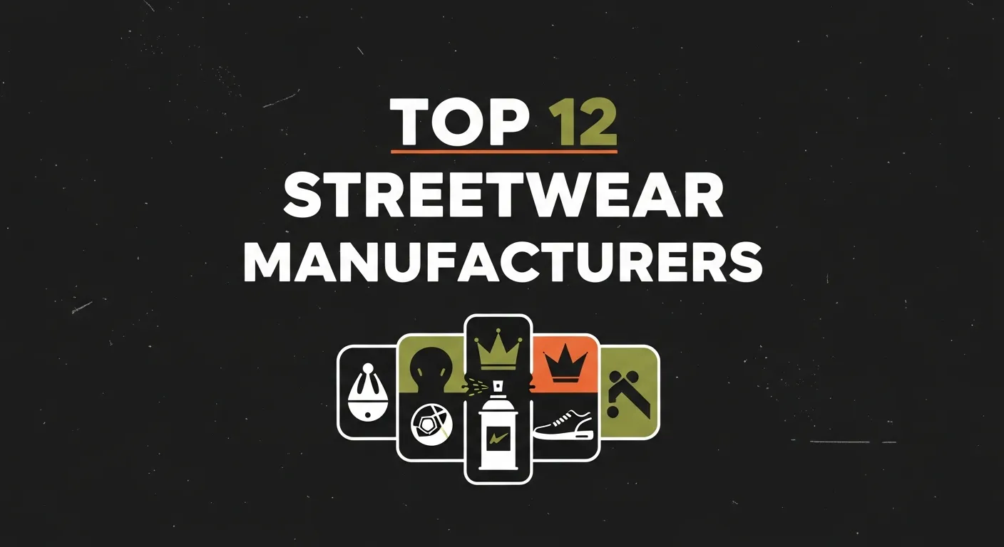 Top 12 Streetwear Manufacturers