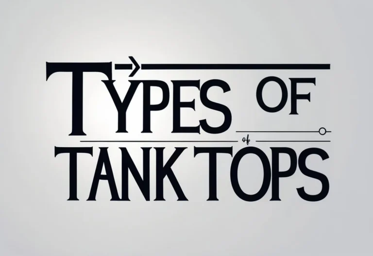 Types Of Tank Tops