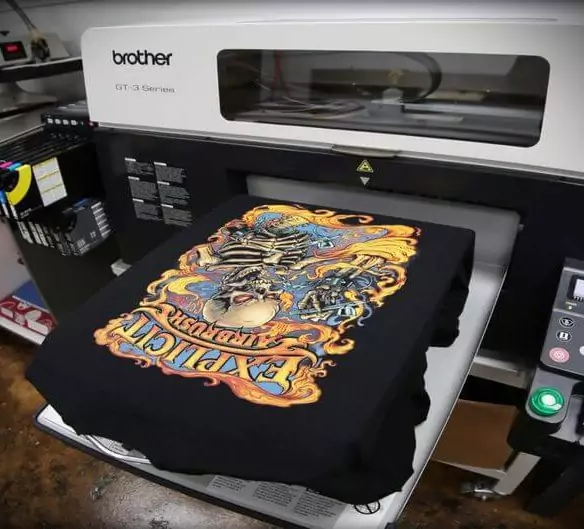 Digital DTG printing
