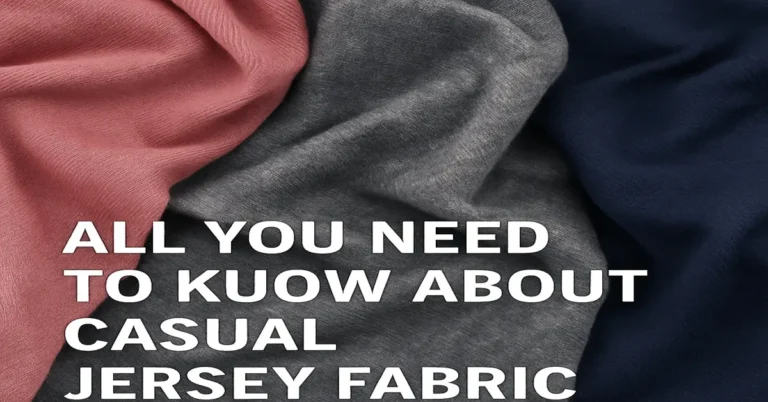 casual jersey fabric