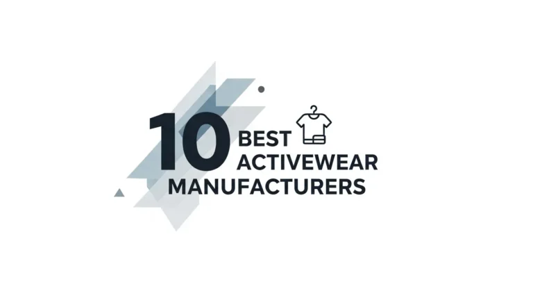 10 Best Activewear Manufacturers