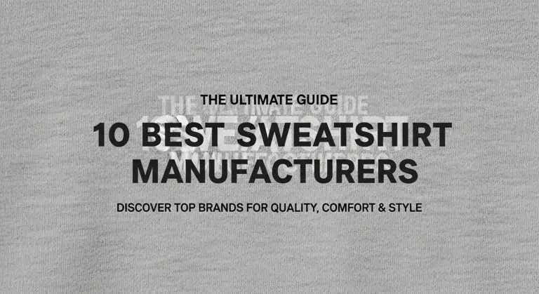 10 Best Sweatshirt Manufacturers
