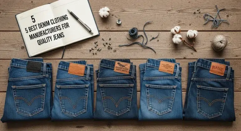 5 Best Denim Clothing Manufacturers for Quality Jeans