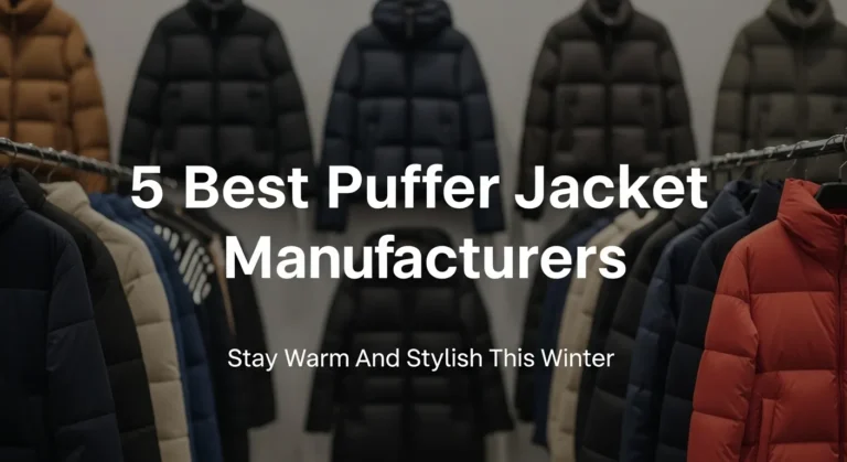 5 Best Puffer Jacket Manufacturers