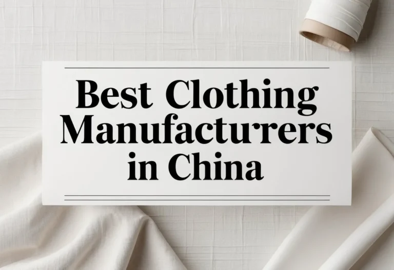 Best Clothing Manufacturers in China