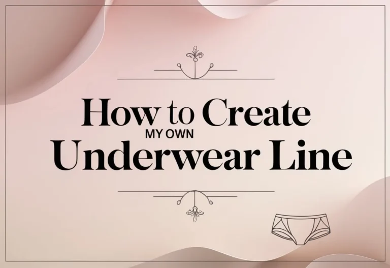 How to Create My Own Underwear Line