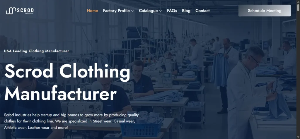 Scrod Clothing Manufacturer