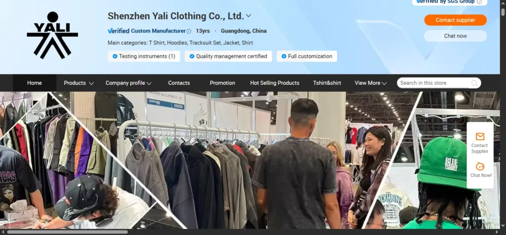 Shenzhen Yali Clothing Co.Ltd.
