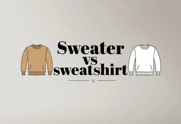Sweater vs Sweatshirt