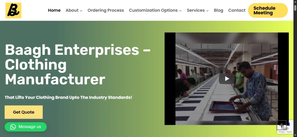 baagh enterprises Clothing Manufacturers