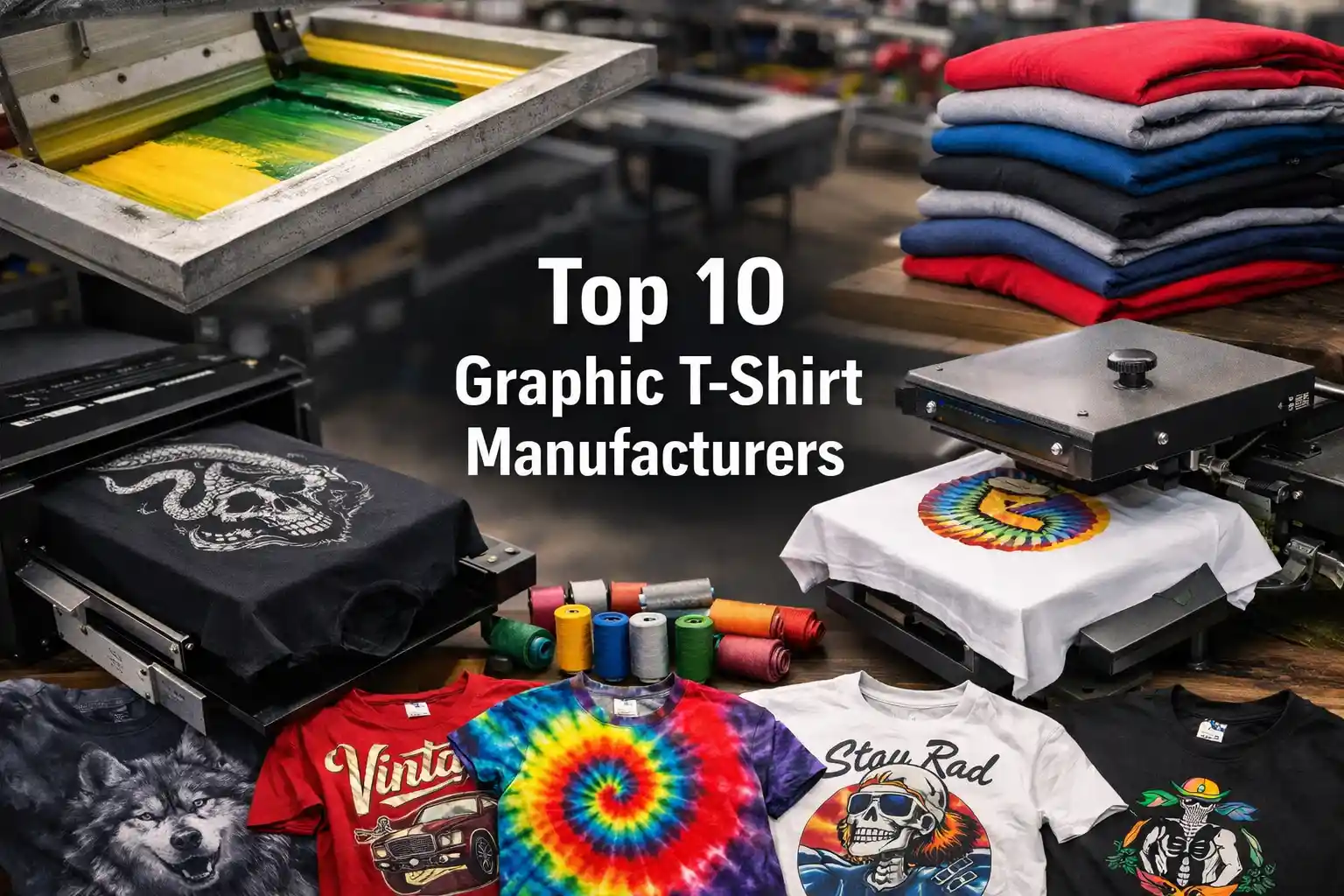 Top 10 Graphic T-Shirt Manufacturers in USA 1 Graphic T-Shirt Manufacturers