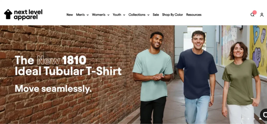 Top 10 Graphic T-Shirt Manufacturers in USA 11 Next Level Apparel