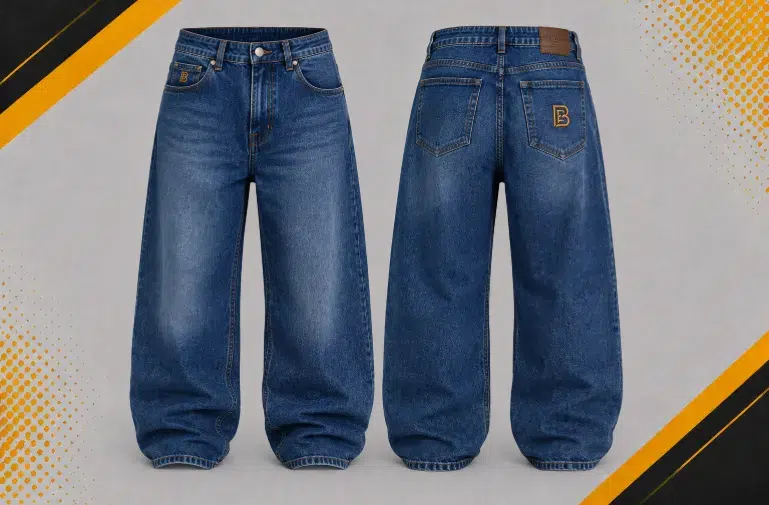 Custom Jeans Manufacturer | Design your own jeans 7 Bhaagh Interprise Baggy Jeans Manufacturer
