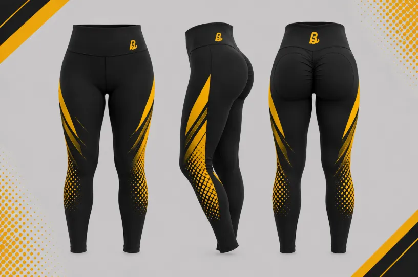 Custom legging Manufacturer | Yoga, Gym, Fitness, Compression 3 Bhaagh Interprise Butt Lift Leggings Manufacturer