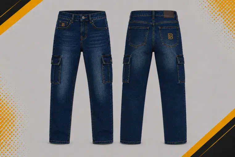 Custom Jeans Manufacturer | Design your own jeans 19 Bhaagh Interprise Cargo Jeans Manufacturer