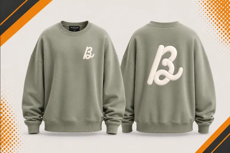Bhaagh Interprise Drop Shoulder Sweatshirts