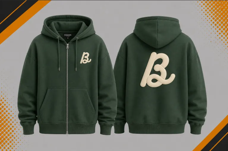 Bhaagh Interprise Full Zip Hoodie Manufacturer