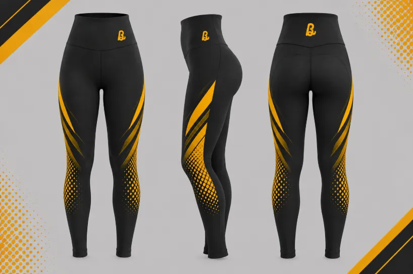 Custom legging Manufacturer | Yoga, Gym, Fitness, Compression 8 Bhaagh Interprise High Waisted Leggings Manufacturer