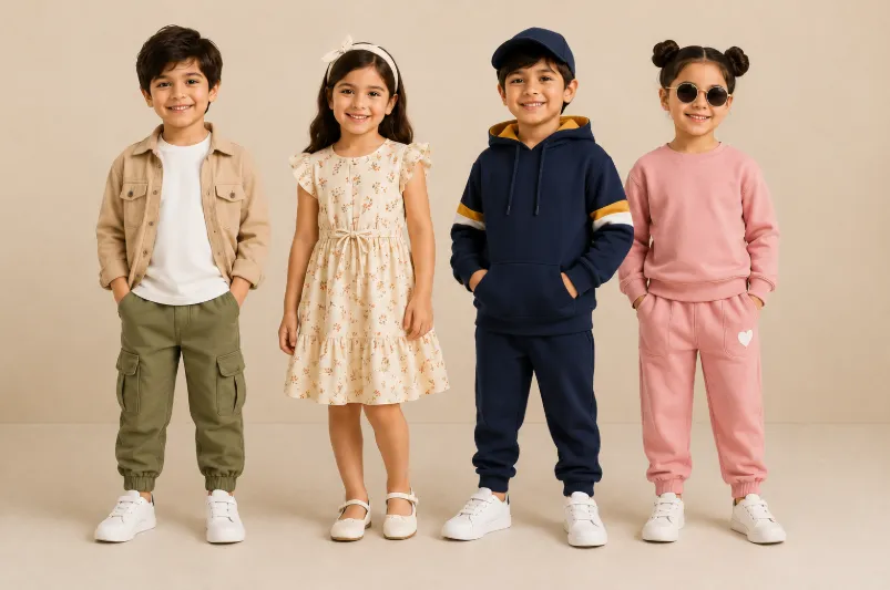 Custom Kids Clothing Manufacturer | Kids Wear, Baby Clothing & Private Label Apparel 2 Bhaagh Interprise Kids Designer Clothing Manufacturer