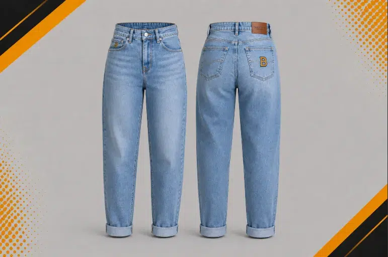 Custom Jeans Manufacturer | Design your own jeans 17 Bhaagh Interprise Mom Jeans Manufacturer