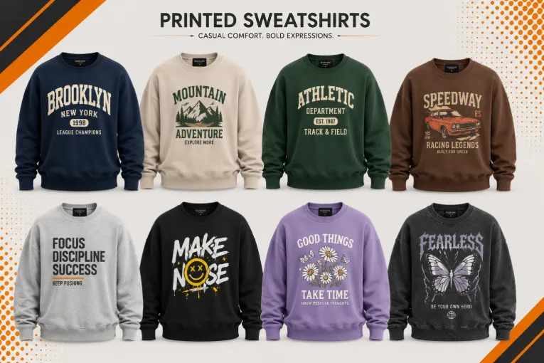 Bhaagh Interprise Printed Sweatshirts