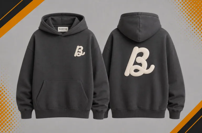 Bhaagh Interprise Puff Print Hoodie Manufacturer