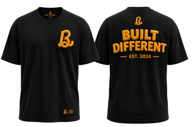High Quality Custom Tshirt Manufacturer in USA 11 Bhaagh Interprise Puff Print T Shirts Manufacturer