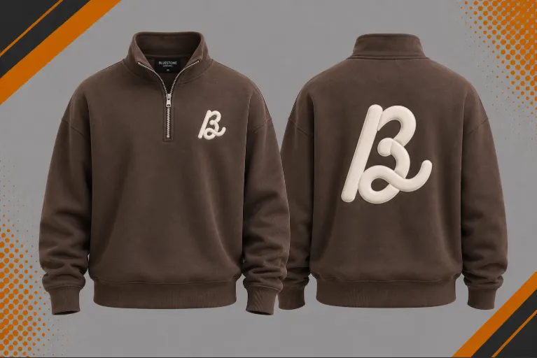 Bhaagh Interprise Quarter Zip Sweatshirts Manufacturer