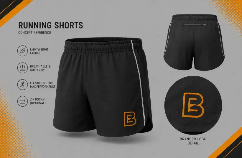 Custom Sportswear Manufacturers in USA 17 Bhaagh Interprise Running Shorts Manufacturer 1