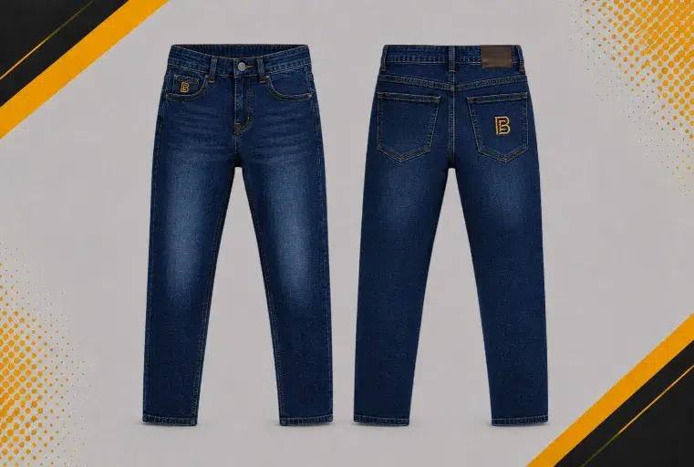 Custom Jeans Manufacturer | Design your own jeans 18 Bhaagh Interprise Tapered Jeans Manufacturer