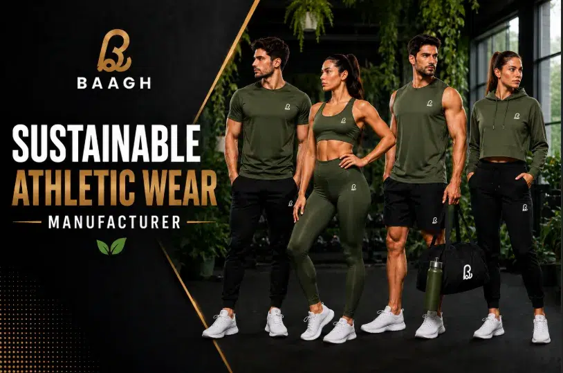 Custom Athletic wear Manufacturer for Startups & Brands 8 Bhaagh Interprise sustainable athletic wear manufacturer