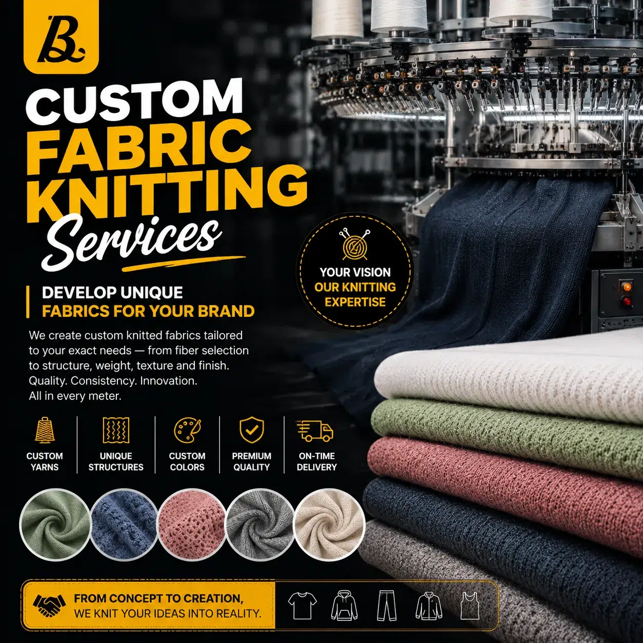 Fabric Knitting Services 1 Custom Fabric Knitting Services