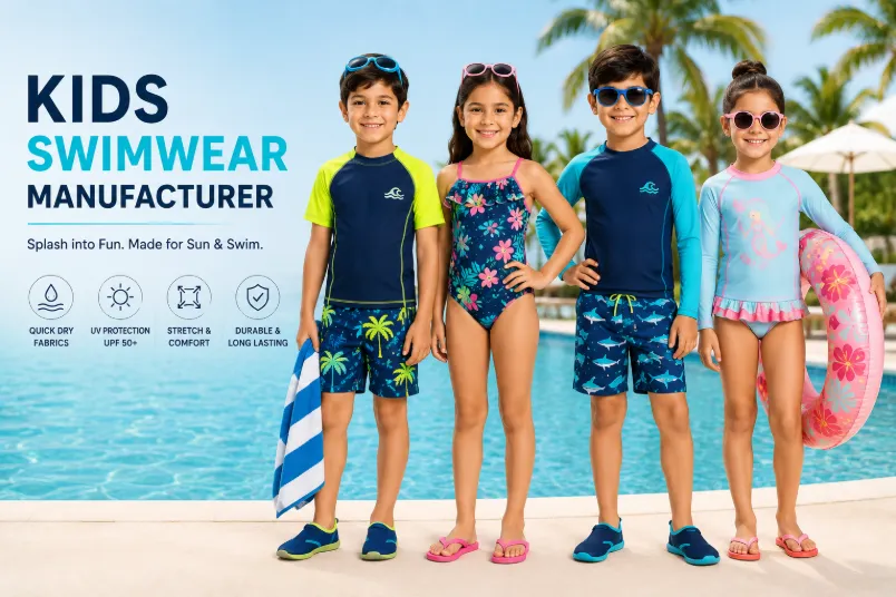 Custom Kids Clothing Manufacturer | Kids Wear, Baby Clothing & Private Label Apparel 8 Kids Swimwear Manufacturer