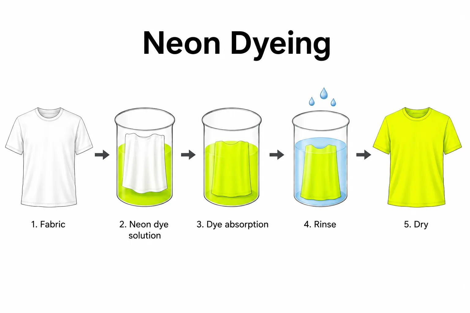 Neon Dyeing