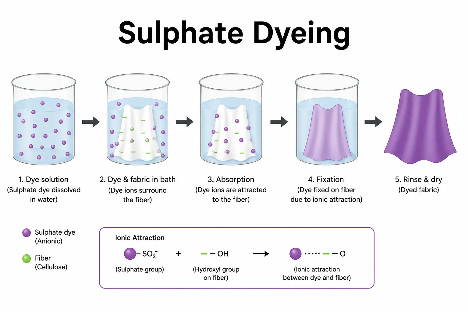Sulphate Dyeing