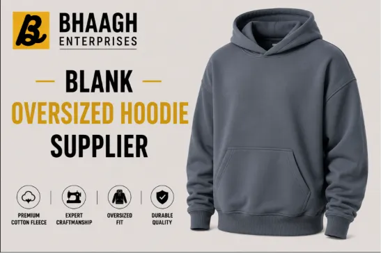 Baagh Enterprises Blank Oversized Hoodie Supplier 2