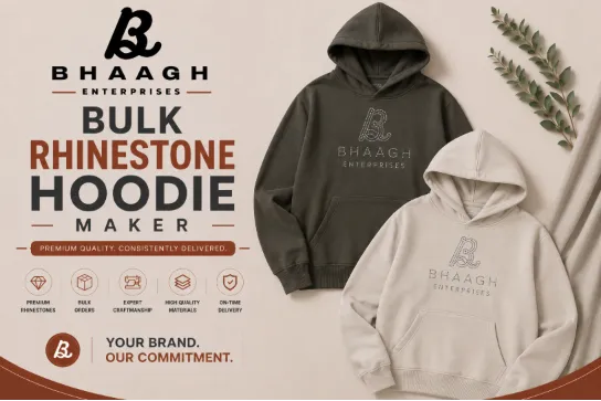 Baagh Enterprises Bulk Rhinestone Hoodie Maker
