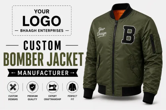 Baagh Enterprises Custom Bomber Jacket Manufacturer