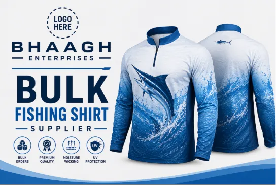 Baagh Enterprises Custom Bulk Fishing Shirt Supplier