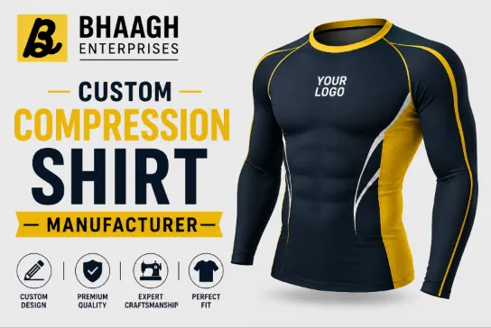 Baagh Enterprises Custom Compression Shirt Manufacturer