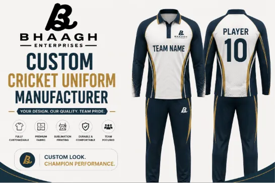 Baagh Enterprises Custom Cricket Uniform Manufacturer