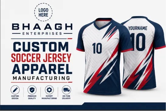 Baagh Enterprises Custom Soccer Jersey Apparel Manufacturing