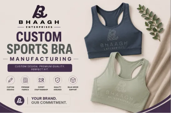 Baagh Enterprises Custom Sports Bra Manufacturing
