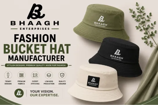 Custom Bucket Hat Manufacturer 10 Baagh Enterprises Fashion Bucket Hat Manufacturer