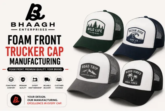 Baagh Enterprises Foam Front Trucker Cap Manufacturing
