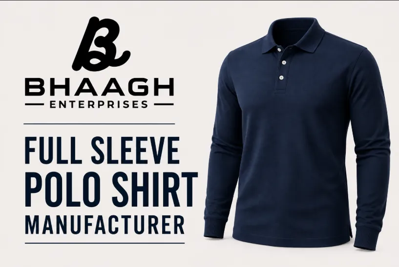 Baagh Enterprises Full Sleeve Polo Shirt Manufacturer