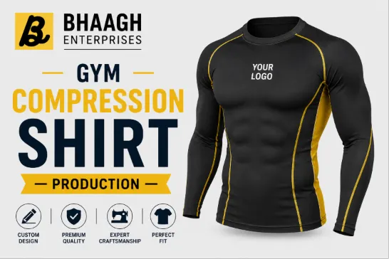Baagh Enterprises Gym Compression Shirt Production