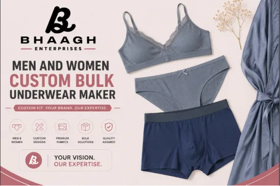Baagh Enterprises Men and Women Custom Bulk Underwear Maker